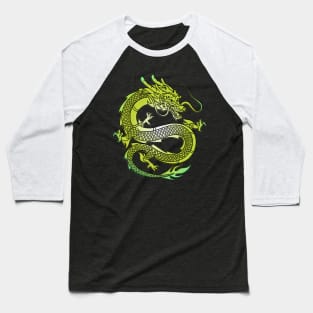 Japanese Dragon Vintage Demon Retro 101 Baseball T-Shirt